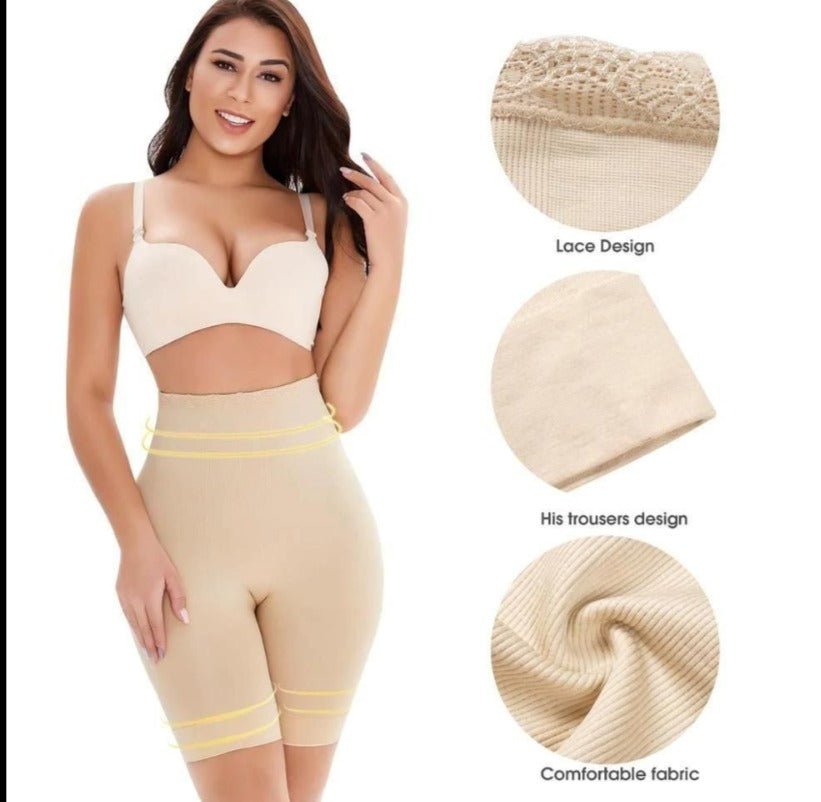 High Waist Seamless Tummy Shaper Shorts for Women Body Shapewear  (Buy 1 Get 1 FREE) 