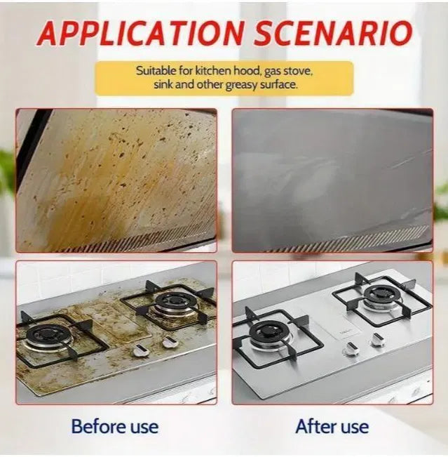 Kitchen Oil & Grease Stain Cleaner Spray 250ml | Multipurpose Degreaser for Stove, Tiles & Chimney