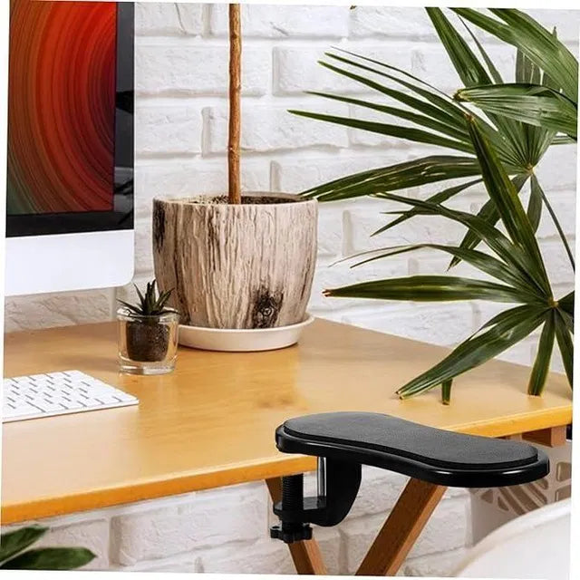 Adjustable Desk Arm/Wrist Rest Pad – Ergonomic Arm Support for Keyboard & Mouse