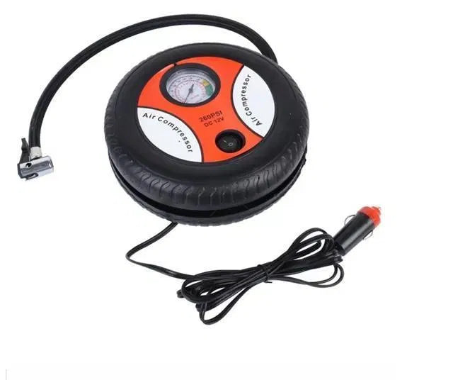 Automatic Car Air Compressor – Portable Tyre Inflator Pump for Car, Bike & Bicycle